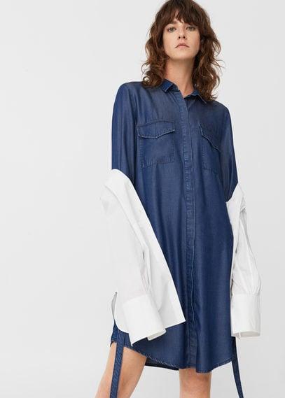 Mango Mango Denim Dress