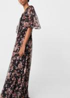 Mango Mango Printed Chiffon Dress