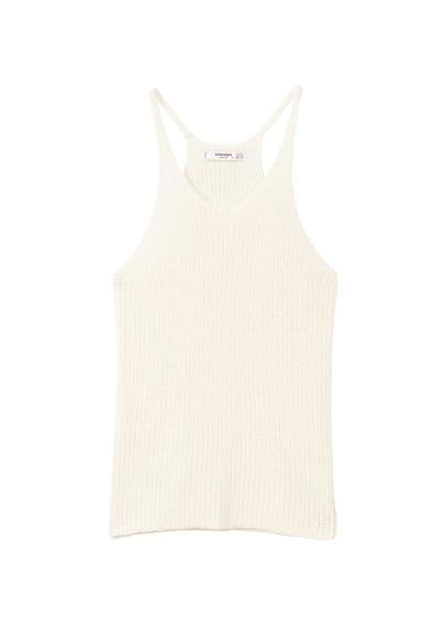 Mango Mango Halter Knit Top