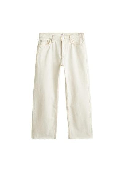 Mango Mango Relaxed Frayed Jeans