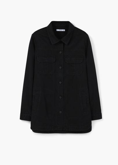 Mango Mango Chest-pocket Soft Shirt