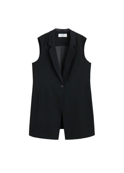 Violeta By Mango Violeta By Mango Button Suit Waistcoat