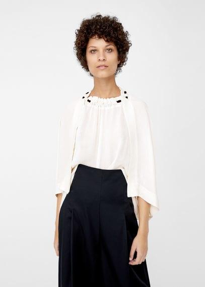 Mango Mango Oversize Cord Blouse