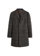 Mango Man Mango Man Checkered Wool-blend Tailored Coat