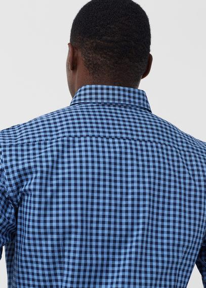 Mango Man Mango Man Slim-fit Check Oxford Shirt