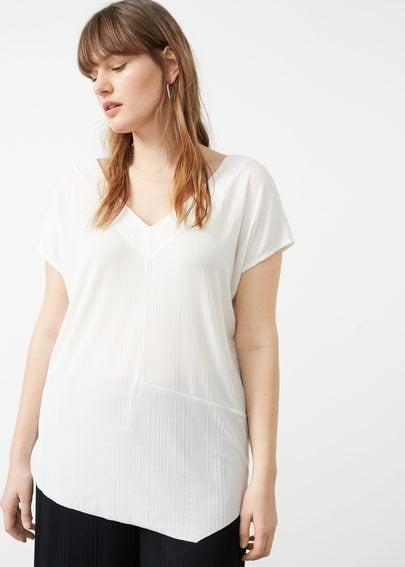 Violeta By Mango Violeta By Mango Textured Flowy T-shirt