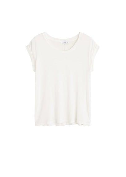 Mango Mango Rolled-up Sleeves T-shirt