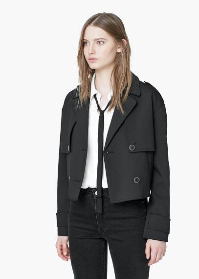 Mango Mango Double-breasted Jacket