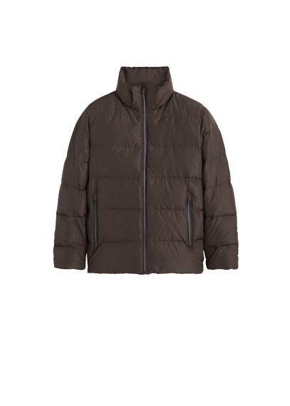 Mango Man Mango Man Hidden Hood Quilted Anorak