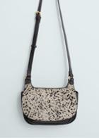 Mango Mango Leather Cross Body Bag