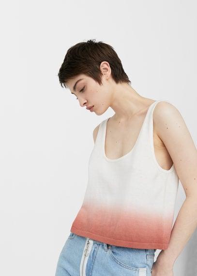 Mango Mango Tie-dye Effect Top