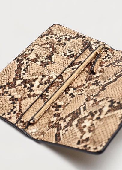 Violeta By Mango Violeta By Mango Animal Skin Effect Wallet