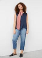 Violeta By Mango Violeta By Mango Linen-blend Top