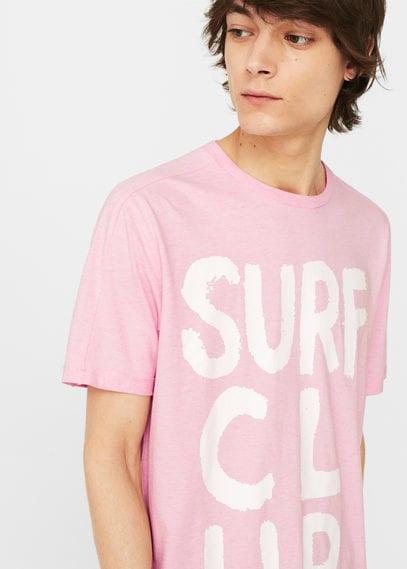 Mango Man Mango Man Message Cotton T-shirt