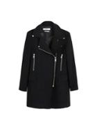 Mango Mango Zippers Detail Coat