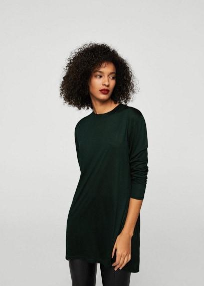 Mango Mango Long Sleeve T-shirt