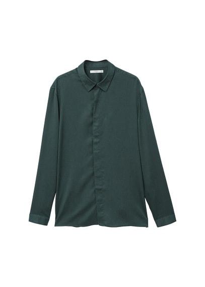 Mango Man Mango Man Regular-fit Hidden Buttons Shirt