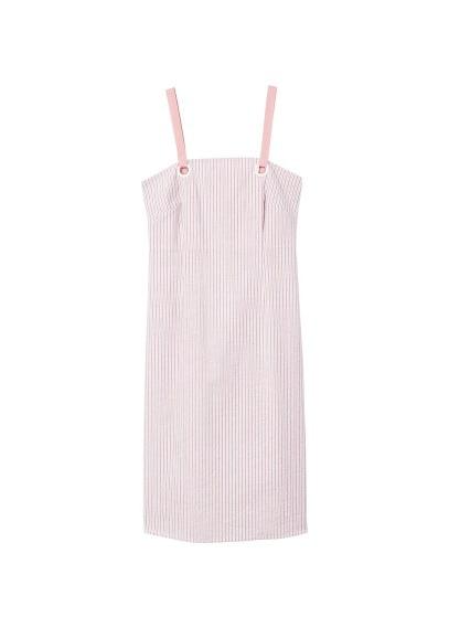 Mango Mango Striped Strap Dress