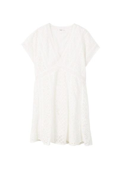 Mango Mango Lace Short Dress