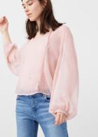 Mango Mango See Through Shirt