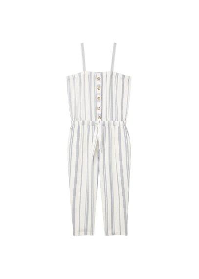 Violeta By Mango Violeta By Mango Striped Long Jumpsuit