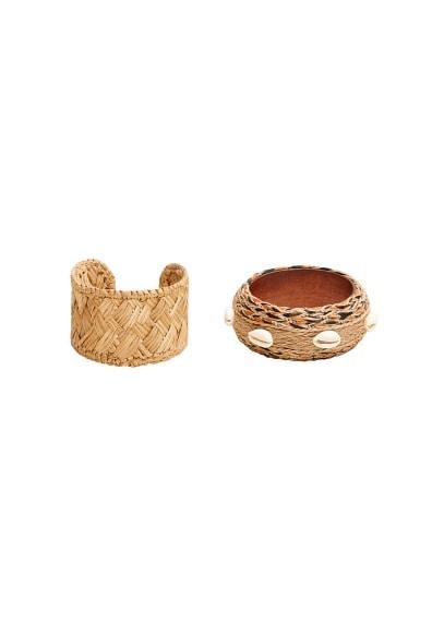 Mango Mango Raffia Bracelet