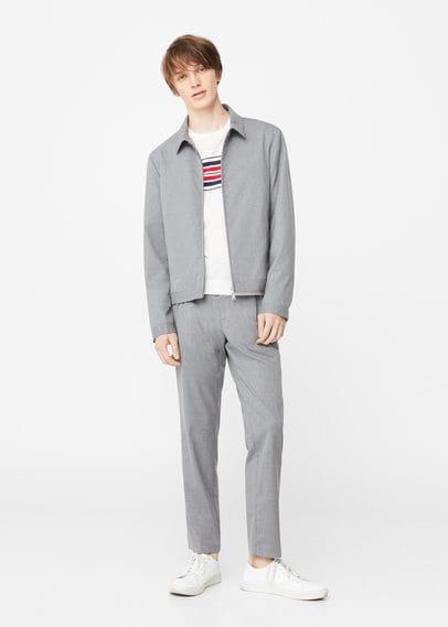 Mango Man Mango Man Pleat Detail Trousers