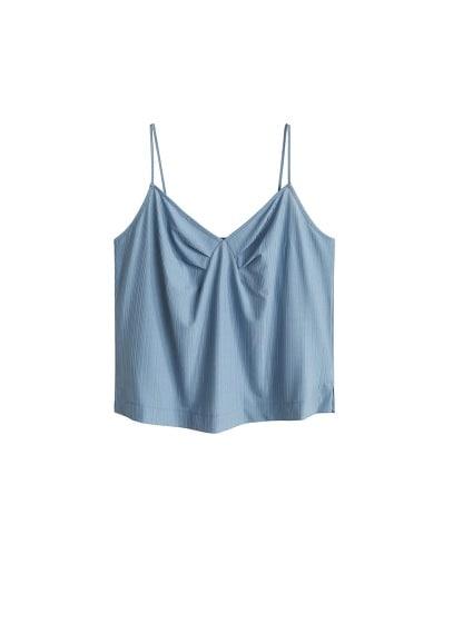 Violeta By Mango Violeta By Mango Flowy Textured Top