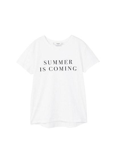 Mango Mango Organic Printed Cotton T-shirt
