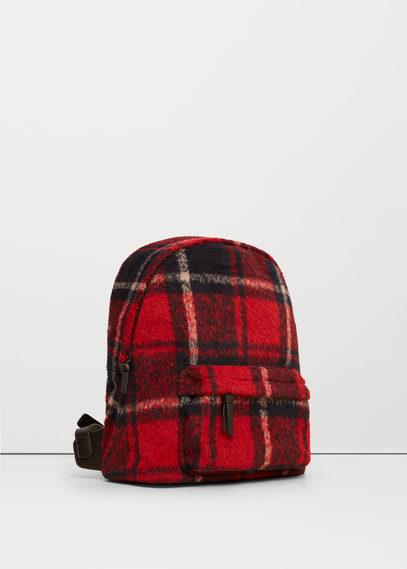 Mango Mango Check Backpack