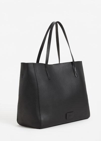 Mango Mango Pebbled Shopper Bag