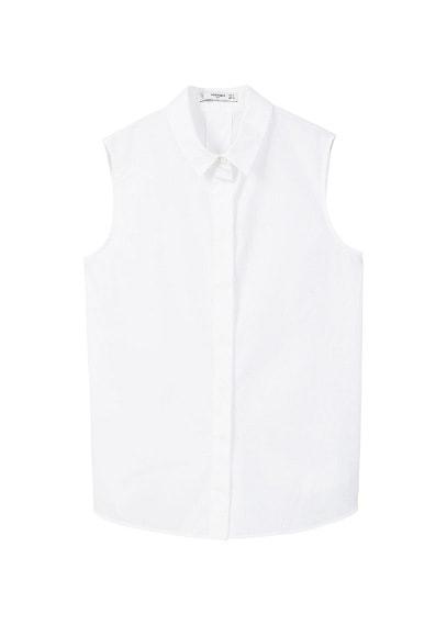 Mango Mango Sleeveless Shirt