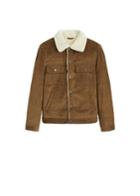 Mango Man Mango Man Faux Shearling-lined Corduroy Jacket
