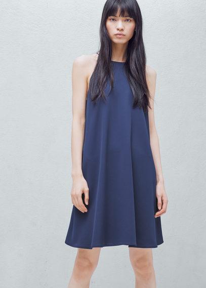 Mango Mango Halter Neck Long Dress