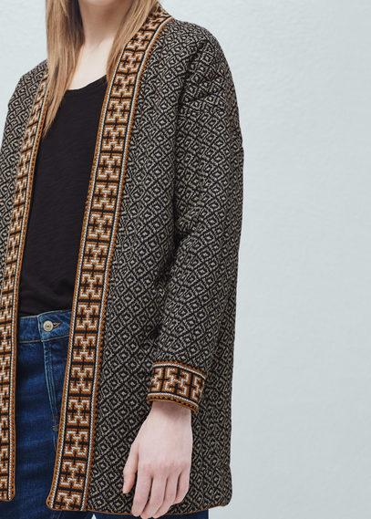 Mango Mango Geometric Print Jacket