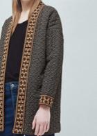 Mango Mango Geometric Print Jacket