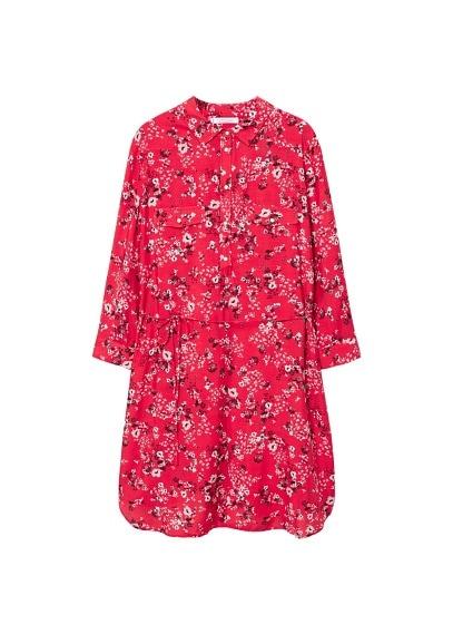 Violeta By Mango Violeta By Mango Floral Shirt Dress