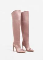 Mango Mango Satined Over-the-knee Boots