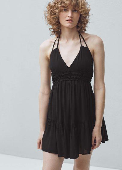 Mango Mango Ruffle Skirt Dress