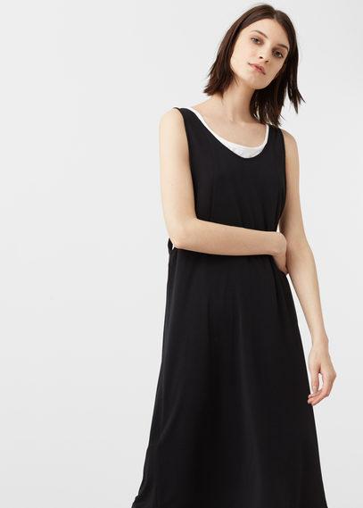 Mango Mango Open Back Dress