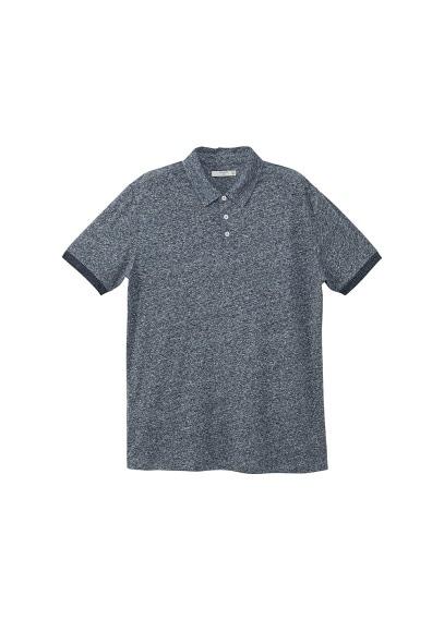Mango Man Mango Man Flecked Linen Polo