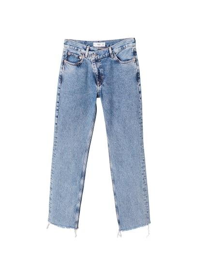 Mango Mango Wrap-waist Straight-fit  Jeans