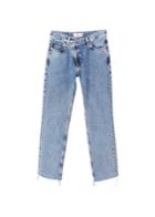 Mango Mango Wrap-waist Straight-fit  Jeans