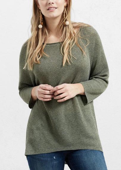 Violeta By Mango Violeta By Mango Metallic Finish Sweater