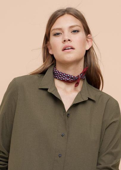 Violeta By Mango Violeta By Mango Cotton Shirt Dress