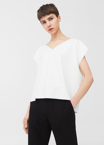 Mango Mango Pearls T-shirt