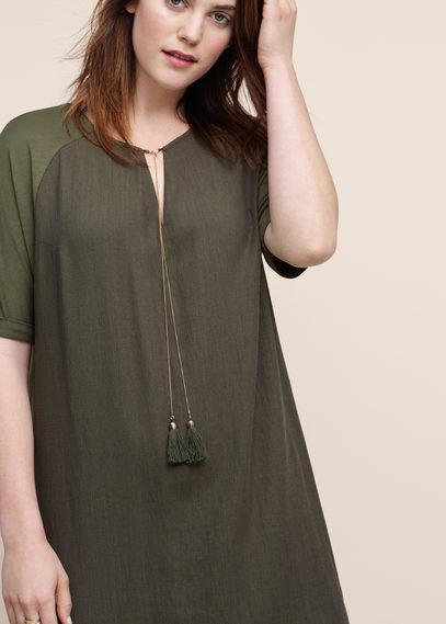 Violeta By Mango Violeta By Mango Tassel Shift Dress