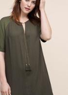 Violeta By Mango Violeta By Mango Tassel Shift Dress
