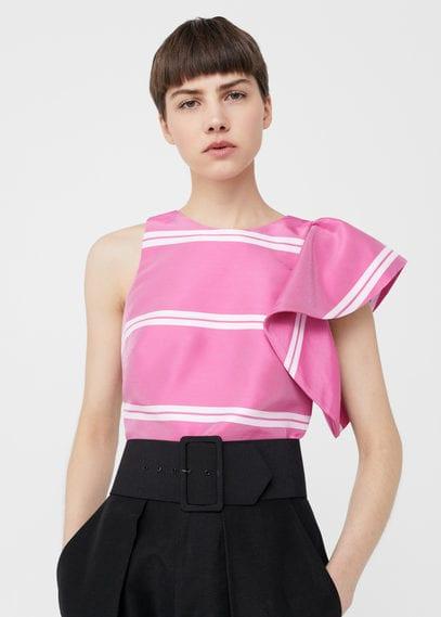 Mango Mango Maxi Ruffle Top