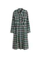 Violeta By Mango Violeta By Mango Checked Cotton Dress